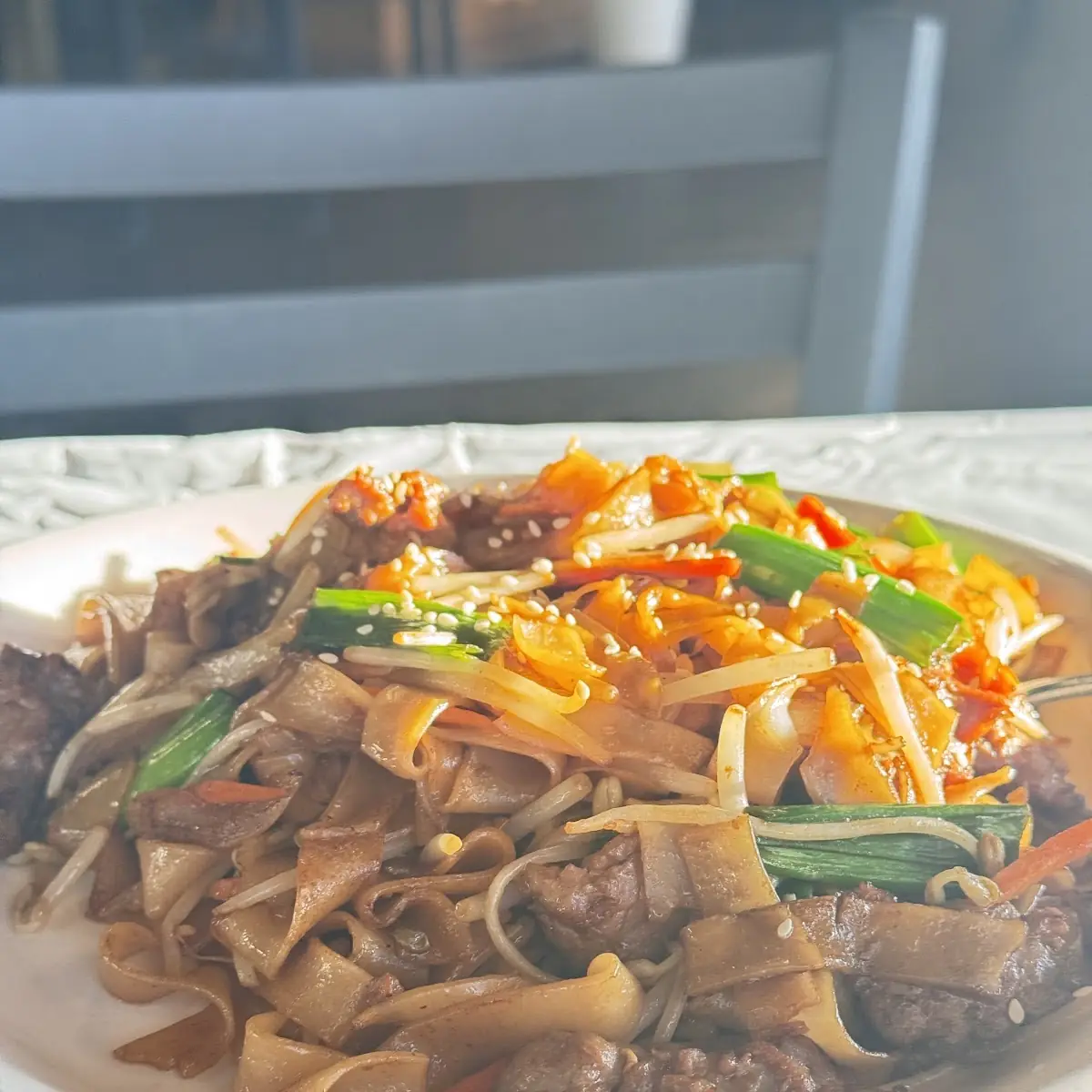 beef chow fun 干炒牛河